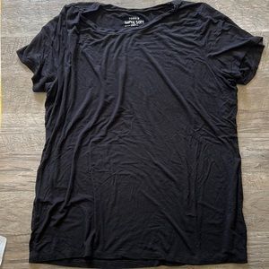 Torrid size 2 black super soft knit T-shirt